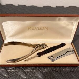 Revlon Silver and Brown Grooming Tool Set